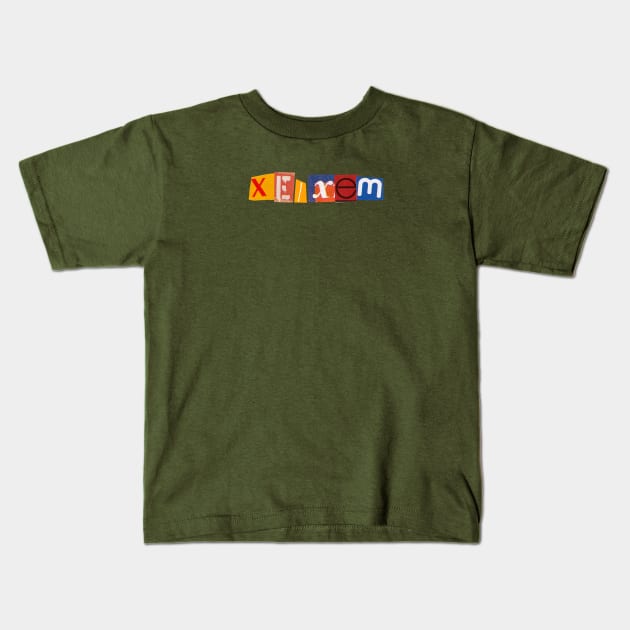 Xe/Xem Kids T-Shirt by Mrmera